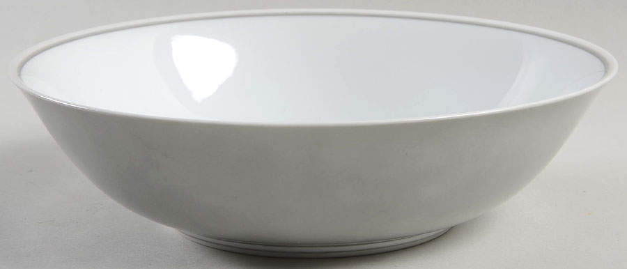 Rondelet Grey 9" Round Vegetable Bowl by Fitz & Floyd-1