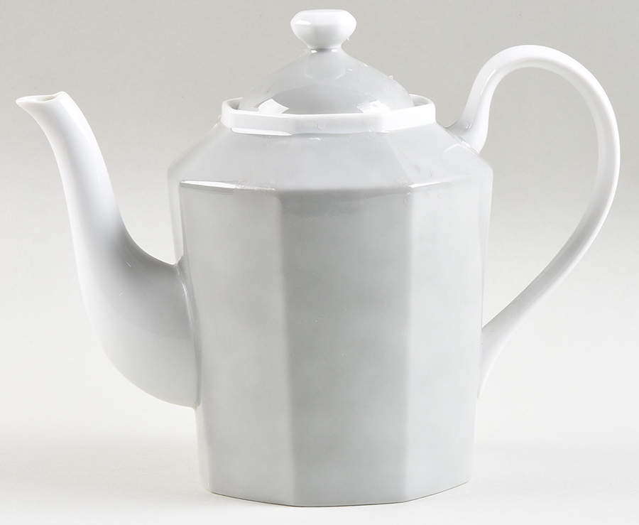 Rondelet Grey Teapot & Lid by Fitz & Floyd-1