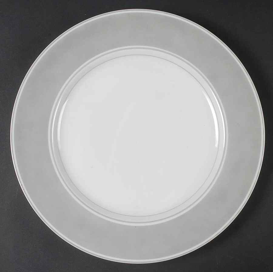 Rondelet Grey Service Plate (Charger) by Fitz & Floyd-1