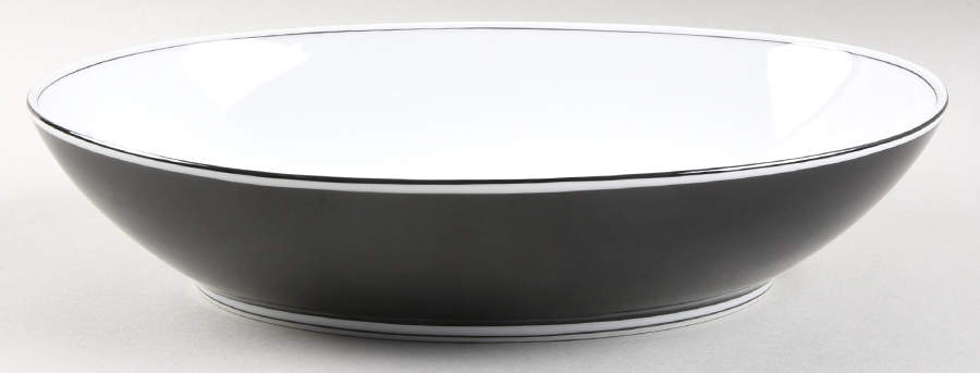 Rondelet Noir 10" Oval Vegetable Bowl by Fitz & Floyd-1
