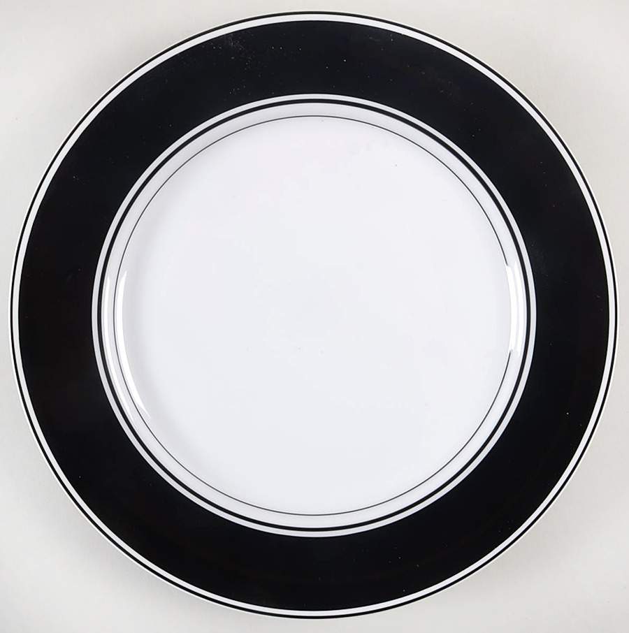 Rondelet Noir Dinner Plate by Fitz & Floyd-1