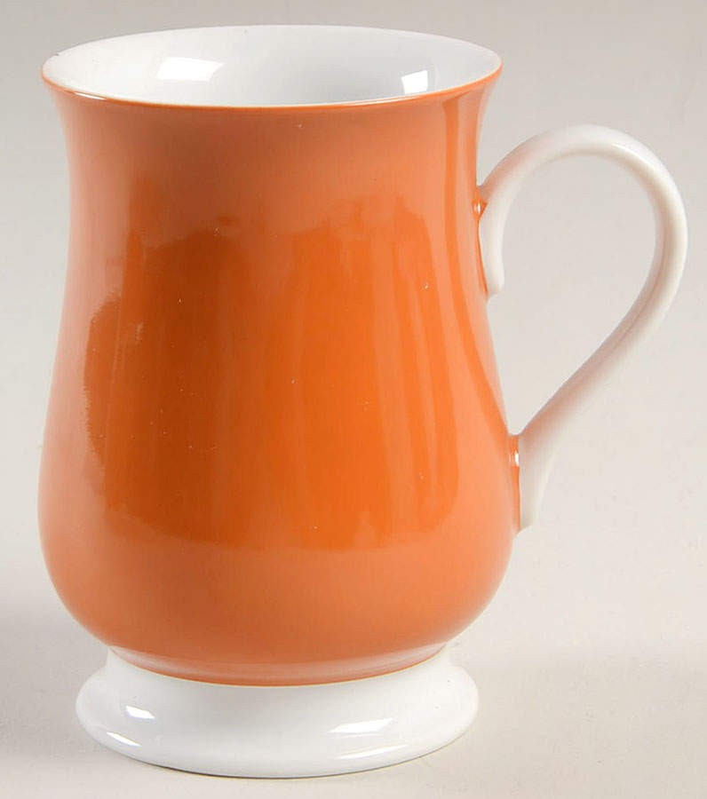 Rondelet Butterscotch (Orange) Footed Mug by Fitz & Floyd-1