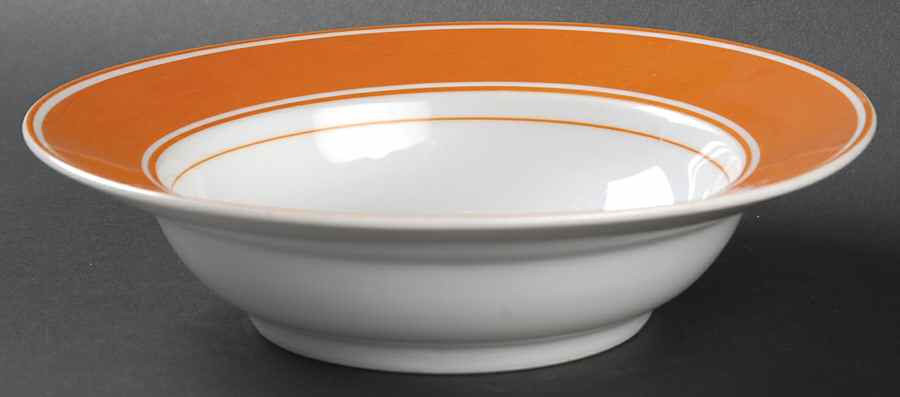 Rondelet Butterscotch (Orange) Rim Cereal Bowl by Fitz & Floyd-1
