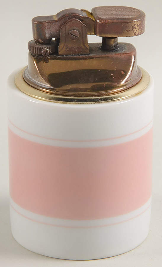 Rondelet Peach (White Background) Cigarette Lighter by Fitz and Floyd-1