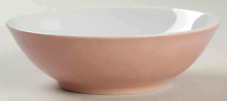 Rondelet Peach (White Background) Coupe Cereal Bowl by Fitz and Floyd-1
