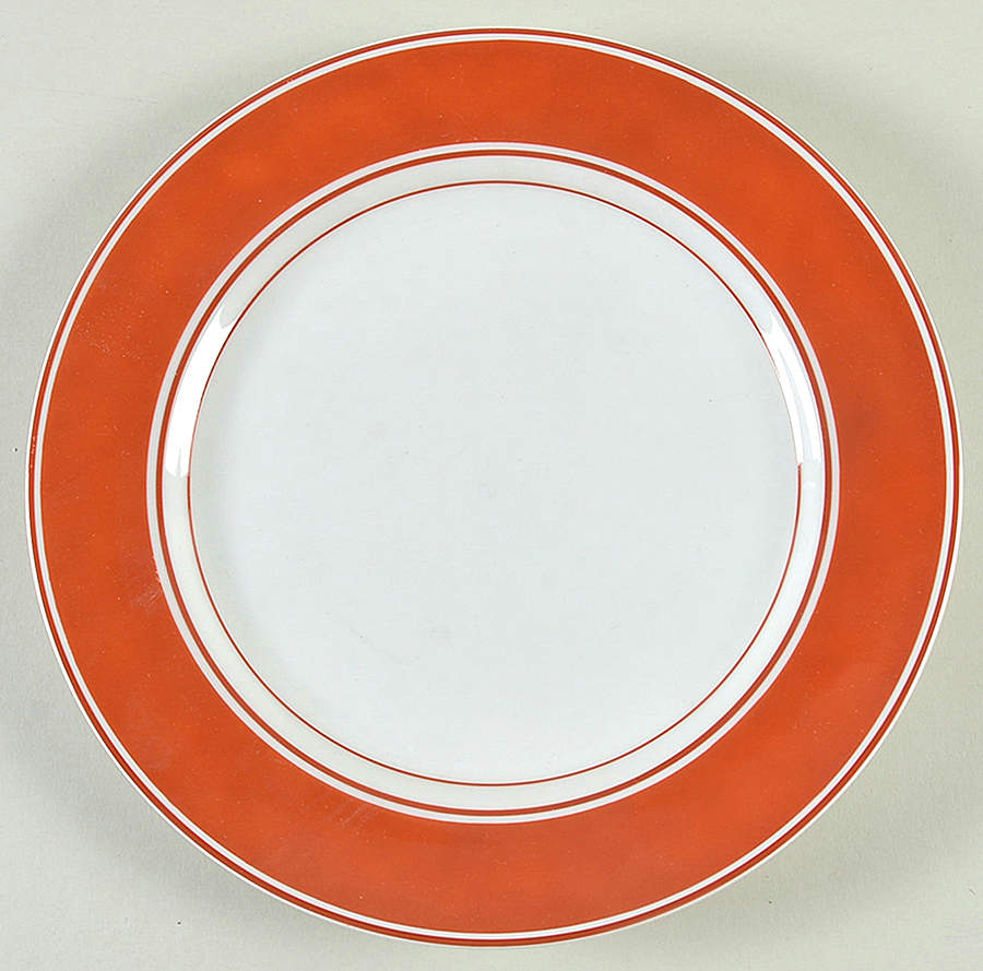 Rondelet Rouge (Red) Luncheon Plate by Fitz & Floyd-1