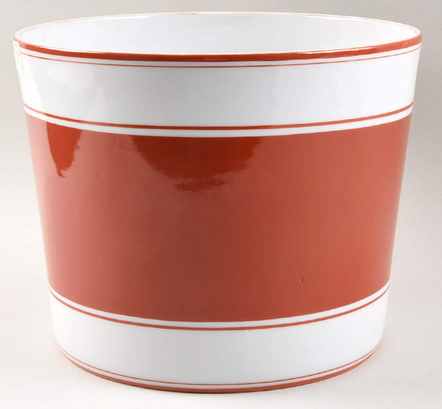 Rondelet Rouge (Red) 7" Planter by Fitz & Floyd-1