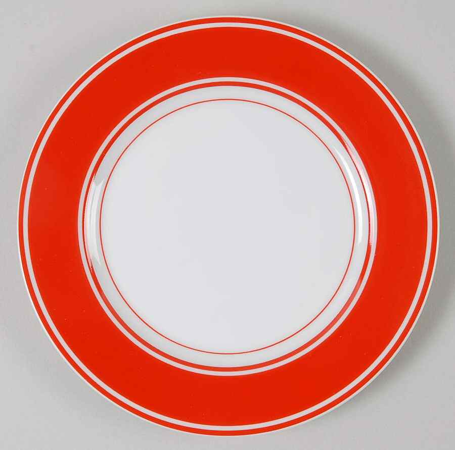 Rondelet Rouge (Red) Bread & Butter Plate by Fitz & Floyd-1