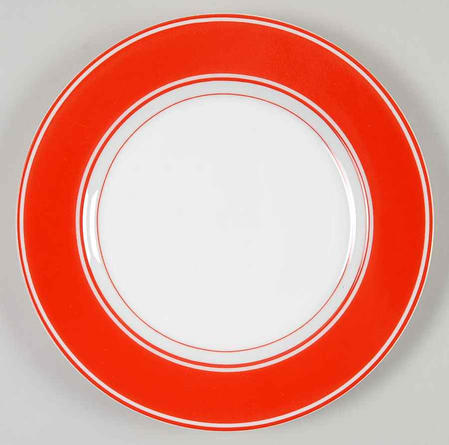 Rondelet Rouge (Red) Salad Plate by Fitz & Floyd-1
