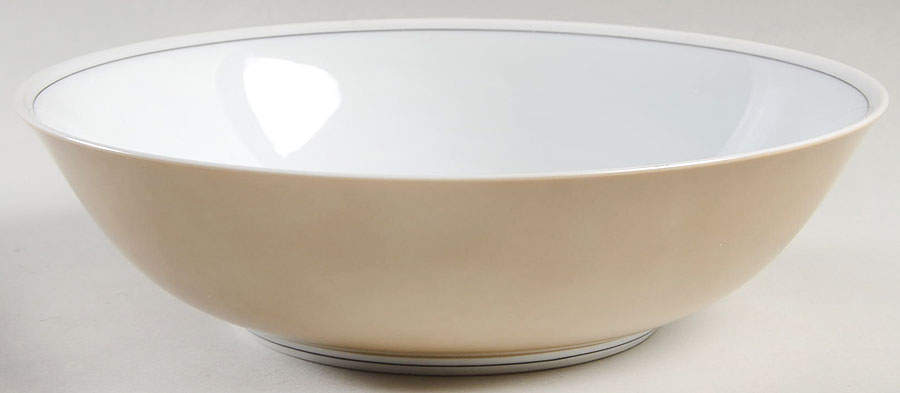 Rondelet Taupe 9" Round Vegetable Bowl by Fitz & Floyd-1