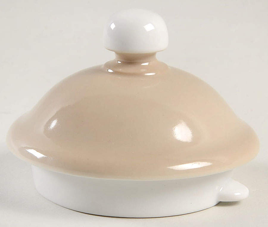 Rondelet Taupe Lid for Mini Coffee Pot by Fitz & Floyd-1