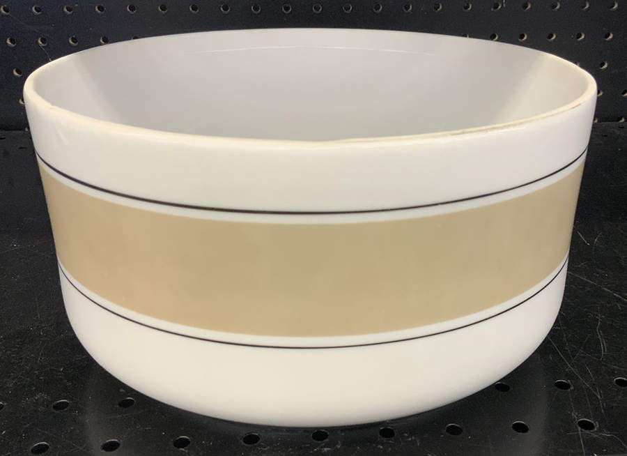 Rondelet Taupe 8" Round Serving Bowl by Fitz & Floyd-1