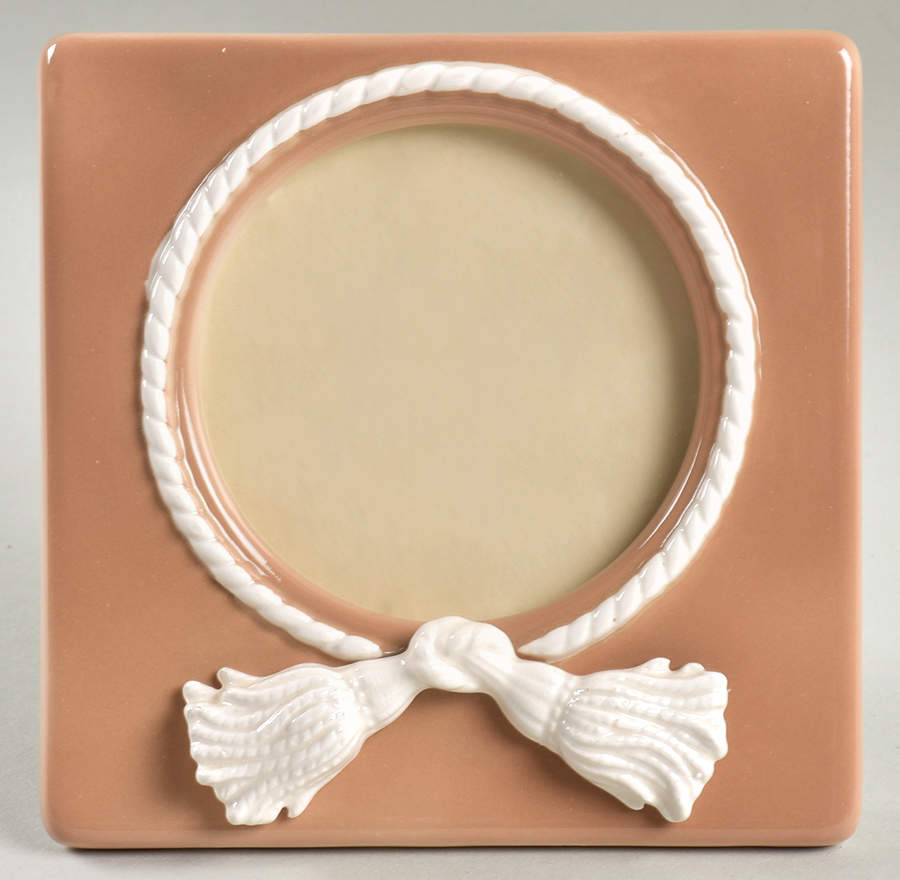 Rondelet Taupe Frame-Holds 3" X 3" by Fitz & Floyd-1