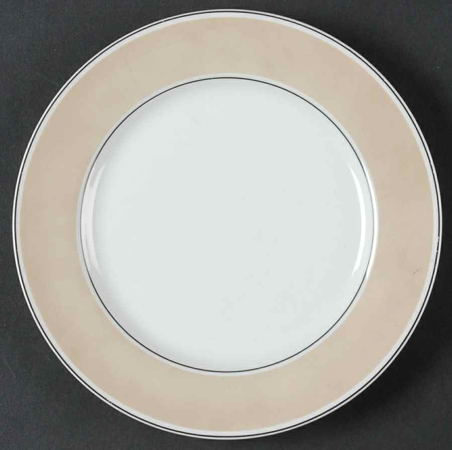 Rondelet Taupe Bread & Butter Plate by Fitz & Floyd-1