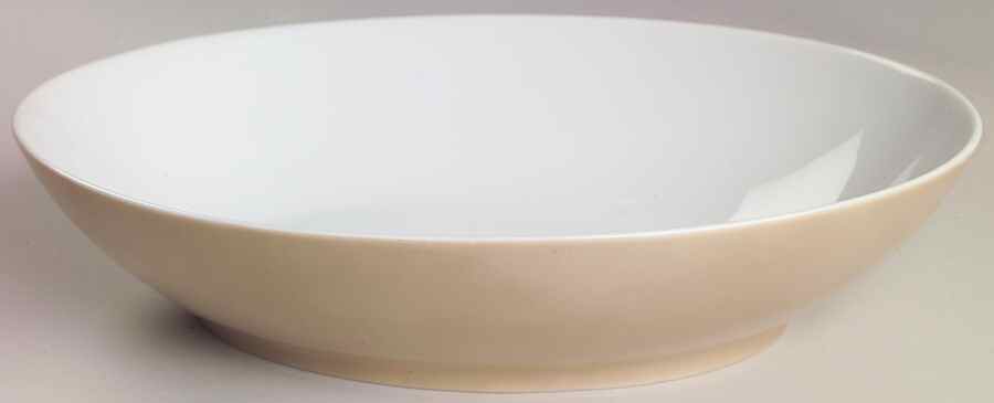 Rondelet Taupe 10" Oval Vegetable Bowl by Fitz & Floyd-1