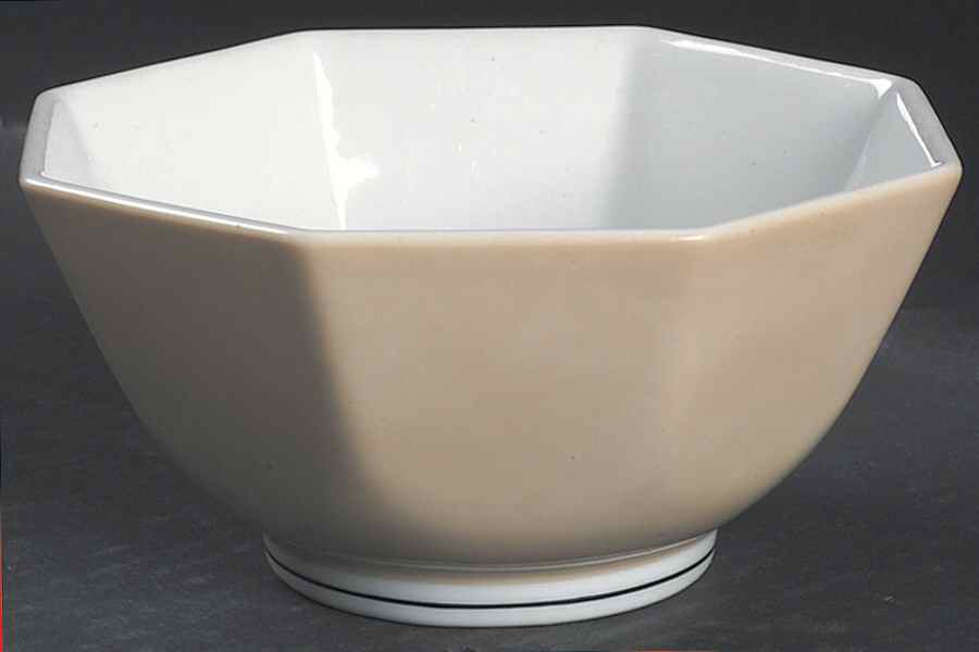 Rondelet Taupe 5" Octagonal Vegetable Bowl by Fitz & Floyd-1