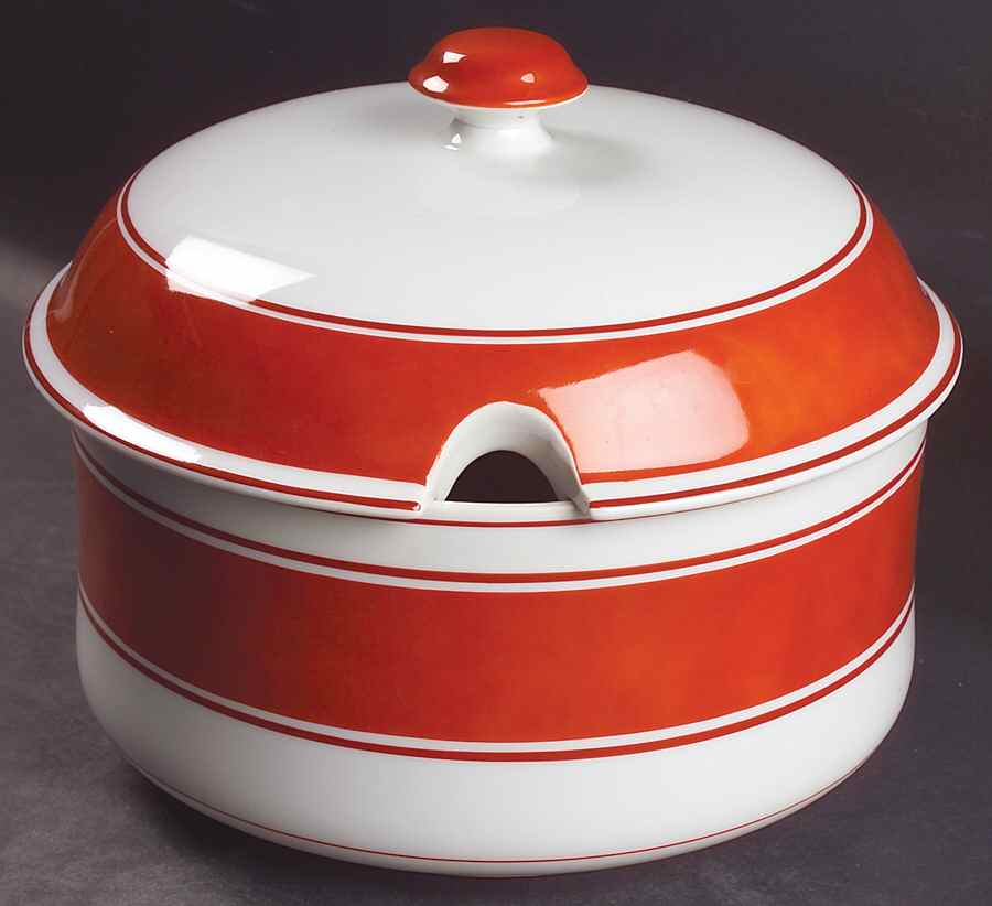 Rondelet Terra Cotta Tureen &  Lid by Fitz & Floyd-1