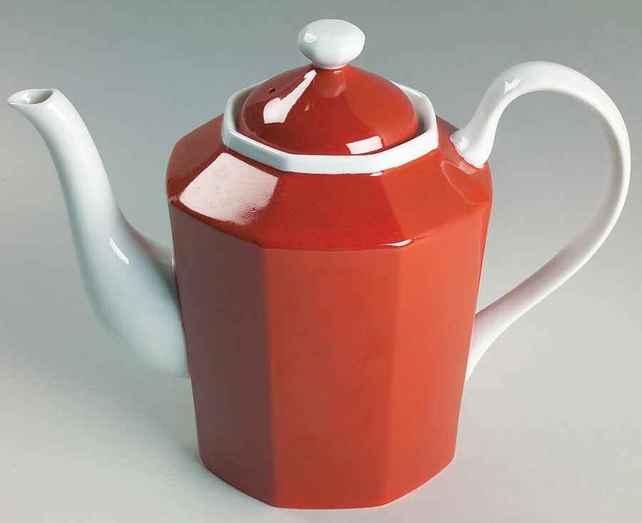 Rondelet Terra Cotta Teapot & Lid by Fitz & Floyd-1