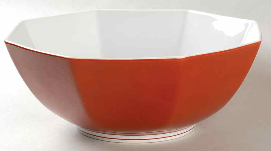 Rondelet Terra Cotta 9" Octagonal Vegetable Bowl by Fitz & Floyd-1