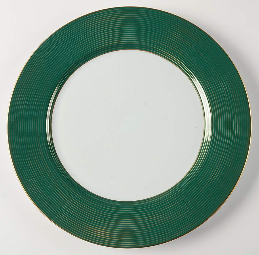 Rondelle Teal Green Service Plate (Charger) by Fitz & Floyd-1