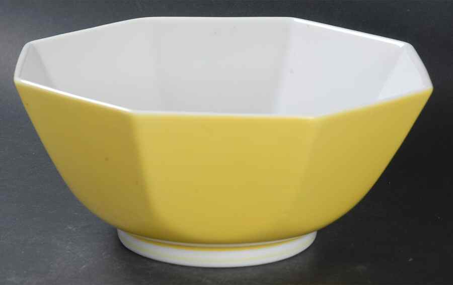 Rondelet Yellow 6" Octagonal Vegetable Bowl by Fitz & Floyd-1