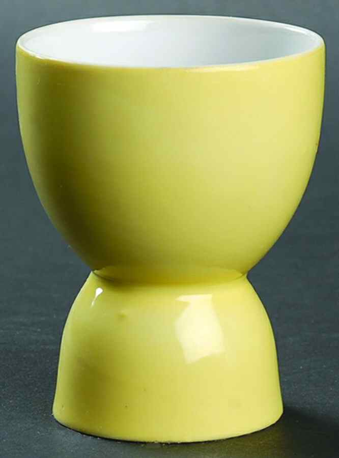 Rondelet Yellow Double Egg Cup by Fitz & Floyd-1