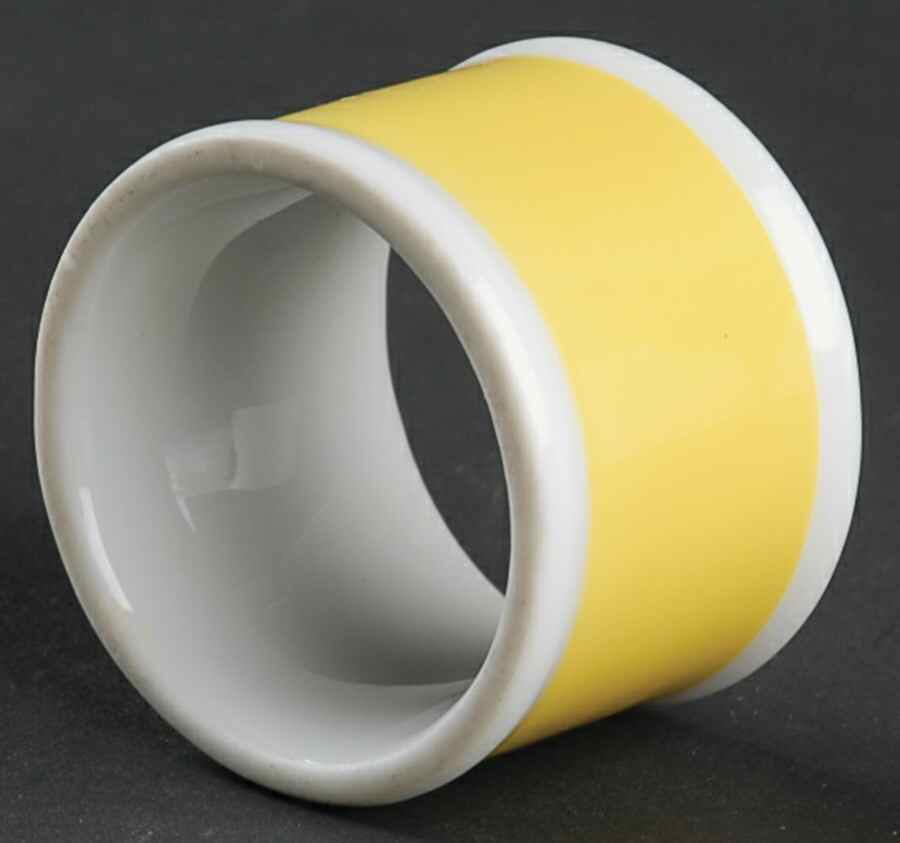 Rondelet Yellow Napkin Ring by Fitz & Floyd-1