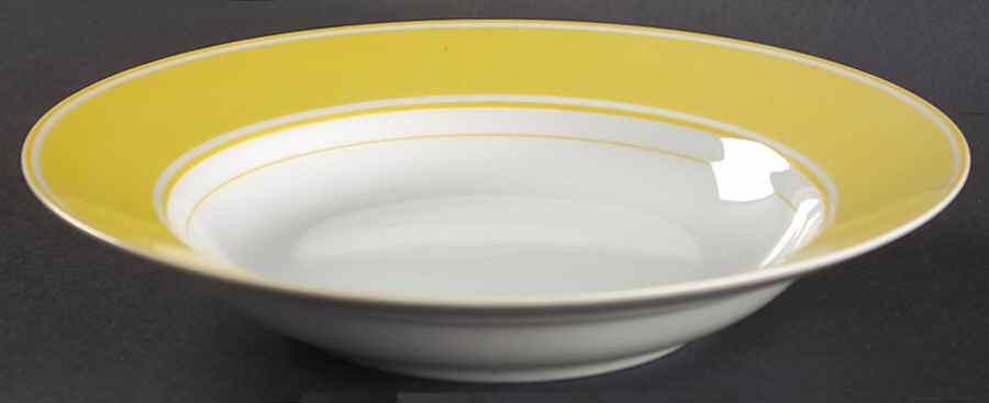Rondelet Yellow Large Rim Soup Bowl by Fitz & Floyd-1