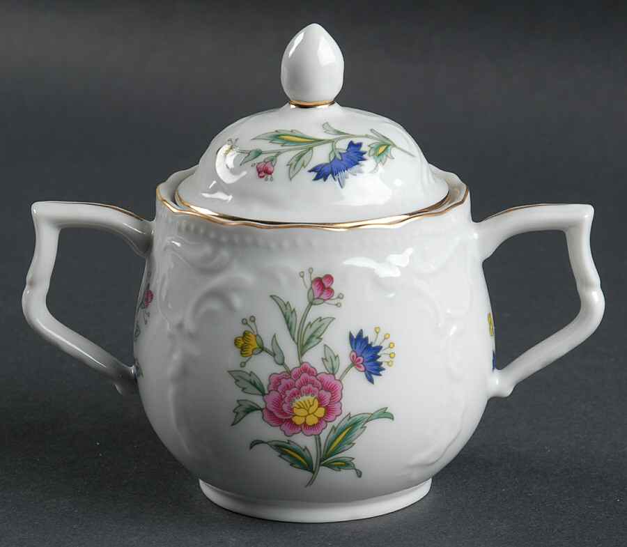 Royal Plaza Mini Sugar Bowl & Lid by Fitz & Floyd-1