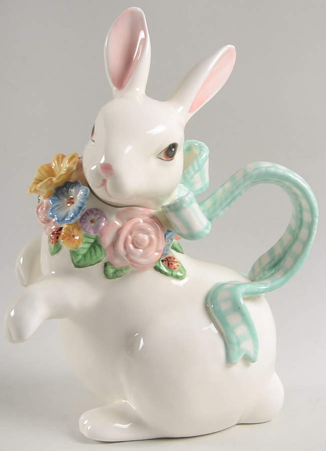 Rose Terrace Teapot & Lid by Fitz & Floyd-1