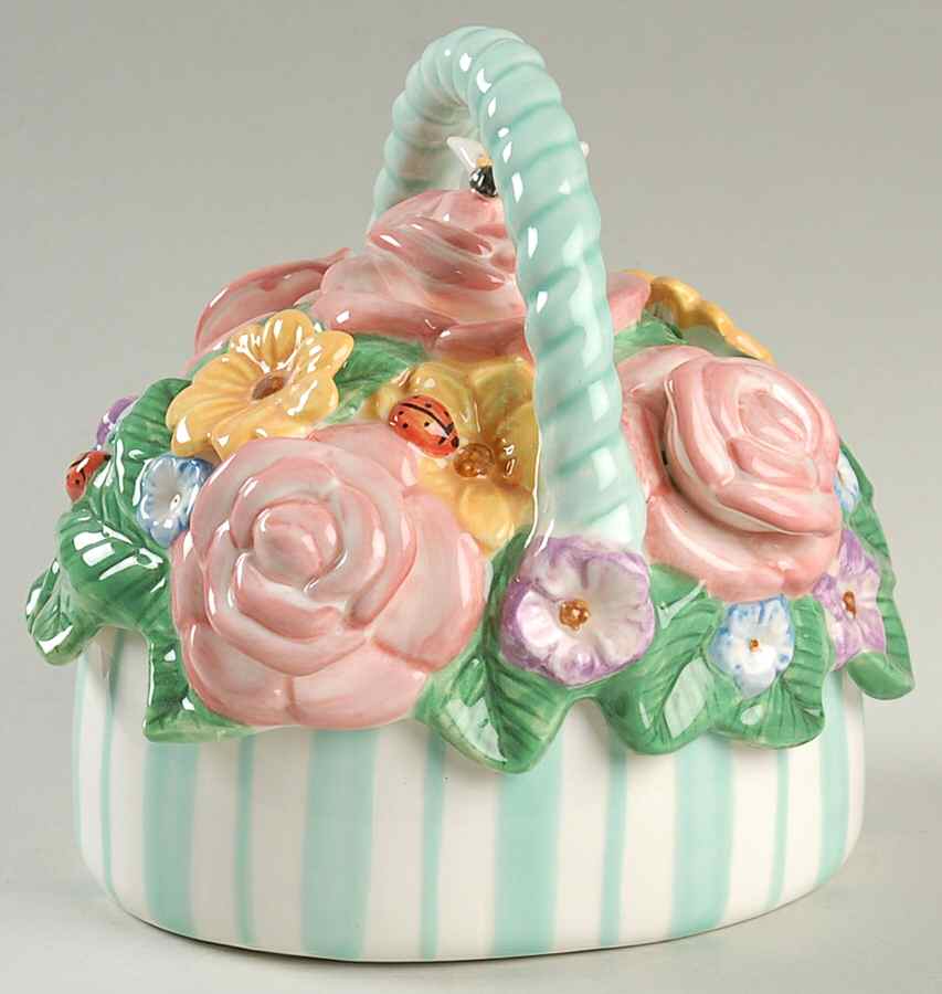 Rose Terrace Candy Box & Lid by Fitz & Floyd-1