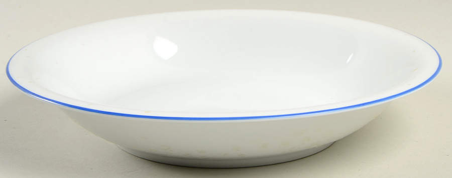 Rouleau Blue Coupe Soup Bowl by Fitz & Floyd-1