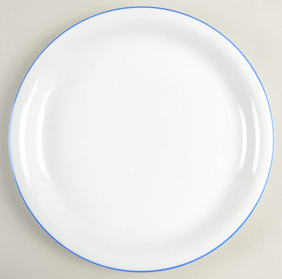Rouleau Blue 11" Chop Plate (Round Platter) by Fitz & Floyd-1