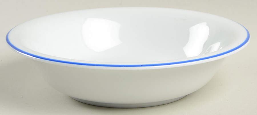 Rouleau Blue Coupe Cereal Bowl by Fitz & Floyd-1
