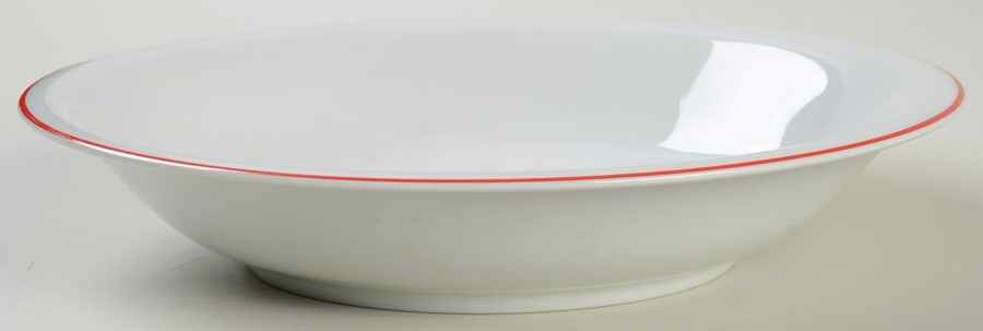 Rouleau Red Coupe Soup Bowl by Fitz & Floyd-1