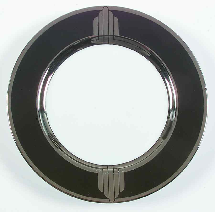 Roxy Black Salad Plate by Fitz & Floyd-1