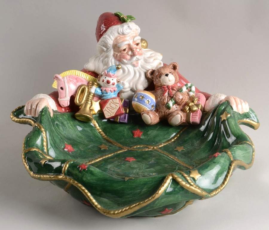 Santa's List Santa Server by Fitz & Floyd-1