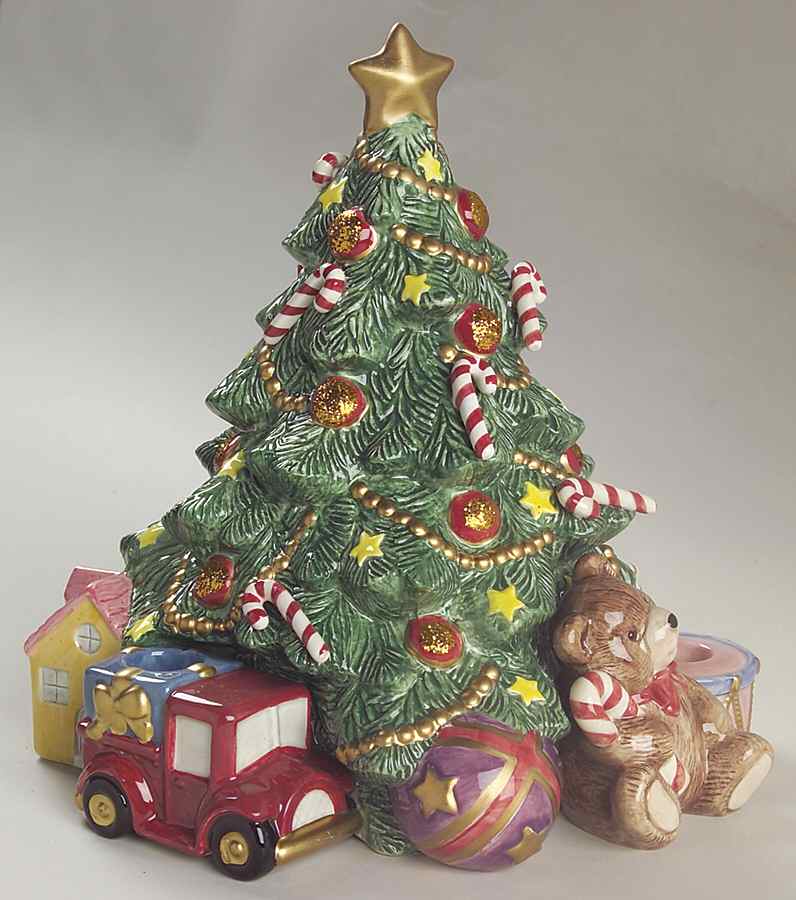 Santa's List Figurine Centerpiece by Fitz & Floyd-1