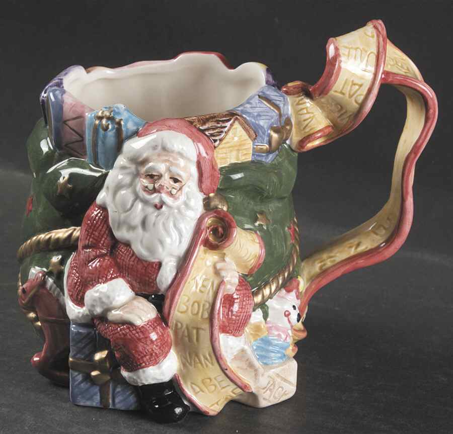 Santa's List Figural Mug by Fitz & Floyd-1