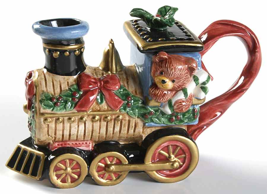 Santa's List Figural Creamer & Lid by Fitz & Floyd-1