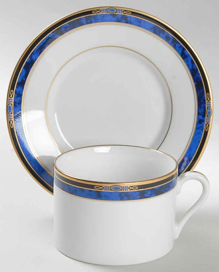 Savannah Flat Cup & Saucer Set by Fitz & Floyd-1
