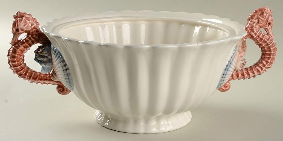 Seahorse Giftware Tureen No Lid by Fitz & Floyd-1