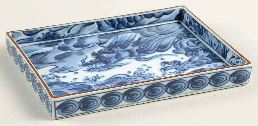 Sea Dragon 6" Rectangular Tray by Fitz & Floyd-1