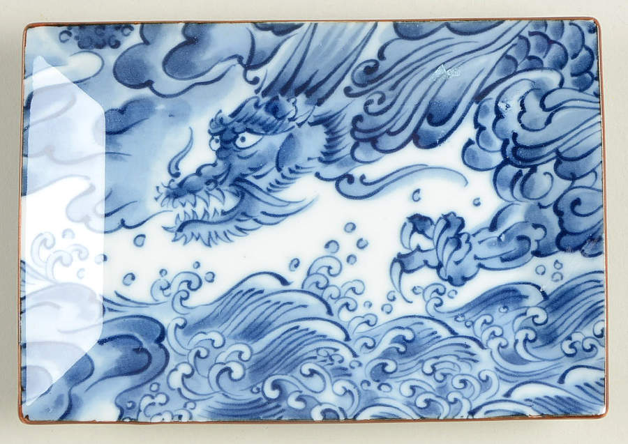 Sea Dragon 5" Rectangular Tray by Fitz & Floyd-1