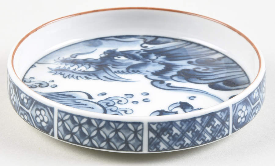 Sea Dragon Wine Bottle Coaster by Fitz & Floyd-1