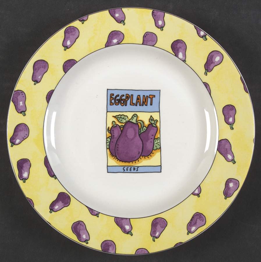 Seed Package Salad Plate by Fitz & Floyd-1