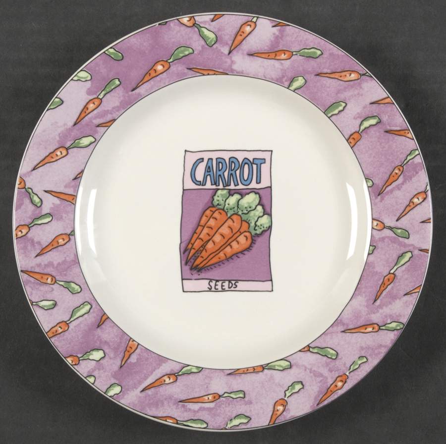 Seed Package Salad Plate by Fitz & Floyd-1
