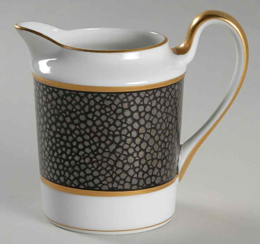 Shagreen Charcoal (Made in Japan) Creamer by Fitz & Floyd-1
