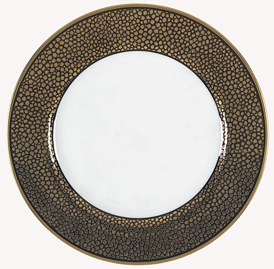 Shagreen Gold (Made In Japan) Salad/Dessert Plate by Fitz & Floyd-1