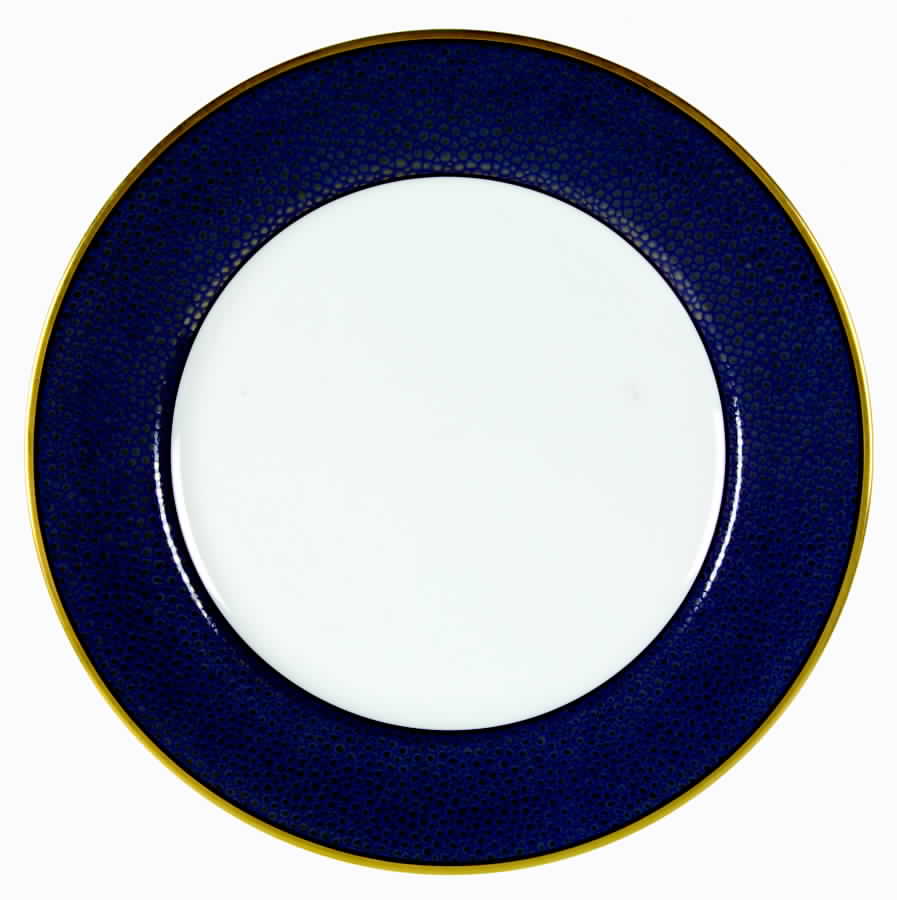 Shagreen Lapis Blue Dinner Plate by Fitz & Floyd-1